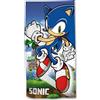 arlis Telo mare Sonic o telo da bagno Sonic 70 X 140 Cm in Cotone (Asciugamano Sonic)