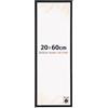 Dutch Frame Factory - Cornice 20x60 cm Nero Opaco - Plastica | Vetro acrilico antiriflesso, Montaggio a parete, Adatta per foto, poster o puzzle, Made in Holland