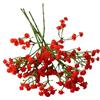 Mtbricey 6 fiori artificiali di gipsofila realistici al tatto, fiori finti per decorazioni per matrimoni, bouquet da sposa, casa, composizioni floreali, centrotavola e decorazioni per feste (rosso)