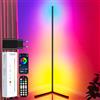 TRUMPETS Piantana LED 165cm Lampada da Terra RGB Dimmerabile | con adattatore, telecomando e APP, 16M colori, sincronizzazione musicale, timer, modalità DIY, luce decorativa per casa