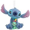Hallmark Stitch and Scrump Ornament, Lilo & Stitch Decorazione per albero di Natale, ornamento da appendere Disney, ornamento da appendere per Natale, regali di Natale