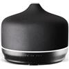 Porseme Diffusore di aromi 500ml,ceramica fatta a mano,Silenzioso | Umidificatore Ultrasuoni,7 LED che Cambiano Colore, senza BPA,Diffusore per Ambienti ultimi 15-21 ore per casa (Black)