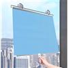 Sonakia Tende a Rullo Oscuranti a Ventosa, Persiane Oscuranti UV-Resistenti 90%, Tende a Rullo Parasole Senza Foratura, Tenda Avvolgibile per Finestre con Ventose,blue-45x100cm/18 * 39in