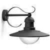 PHILIPS LED Topiary Lampada da Parete per Esterni, Design Vintage, Nero