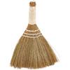 GORGECRAFT Scopa con Frusta Piccola Da 28cm Manico In Erba Naturale In Bambù Tradizionale Fatta A Mano Resistente con Setole Angolate per La Pulizia di Superfici Da Scrivania per Interni Ed Esterni.