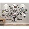 Tefengmaoyi Adesivi Murali Albero Della Vita da Parete con Foto- Albero Adesivo da Parete 3D Wall Stickers Murali DIY Cornice Foto Soggiorno Camera da Letto