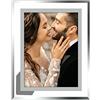 Vienrose Cornice Foto 20x25 cm, Portafoto in Vetro ad Alta Definizione con Supporto Orizzontale e Verticale, Ideale per Foto Famiglia, Matrimonio e Decorazione Casa/Ufficio