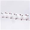 Shiwaki 12pcs Uccelli di Colomba di Natale Artificiali Clip su Ornamenti per Alberi Ornamenti di Uccelli con Piume Bianche Artigianato Fai-da-Te per Decorazioni per Matrimoni Accessori per Feste