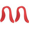 Walfront 600 Strisce Fai Da Te Carta Quilling 3mm Larghezza Colore Puro Carta Origami Decorazione Artigianale a Mano(red)