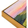 Vanshue Cornice galleggiante in tela per tela da 60 x 80 cm / 24x32in con | Facile montaggio fai da te, cornice in tela in metallo con adesivo per pittura a olio, pittura con diamanti