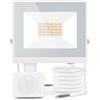 Aigostar Faretto LED con Sensore di Movimento PIR,20W 1800LM Faro LED Esterno,Bianco Naturale 4000k,IP65 Impermeabile Faretti LED per Giardino, Cortile,Patio,Garage...