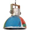 vidaXL Lampada Sospesa Industriale 25 W Multicolore Rotonda 40 cm E27