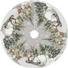 Huifengjie Tappeto per Albero di Natale, 120cm Gonne Albero di Natale Copri Base per Decorazioni Natalizie, Christmas Tree Skirt(10)