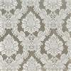 SaRani Tessuto Jacquard Broccato Fantasia Floreale, Stoffa Damascato per Arredo Casa Tovaglie Cuscini Tendaggi H 280 CM (Tortora, Metro 100x280 cm)