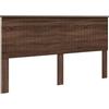 vidaXL Hoofdbord Bruin Eiken Bewerkt hout