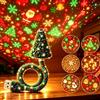 HYPYXUS Proiettore a soffitto a forma di albero di Natale 6 motivi festivi (1Pcs) | Proiettore HD USB Plug and Play a forma di albero di Natale, Proiettore notturno olografico orientabile a 360°
