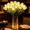 Generico Romantica luce radiante a tulipano, 15 pezzi di tulipani scintillanti a forma di albero, luce notturna a LED, lampada da notte ambientale a forma di a LED, decorazioni per la casa