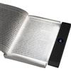 HOTUT Piatto LED Libro Lampada, LED Libro Pannello Luce, Lampada da Lettura per la Cura Degli Occhi, Lettura Lightwedge, Luce per Notturna, Nero