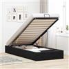 KKHOMEI Letto Contenitore 90 x 200 cm Letto Singolo con Contenitore Struttura Letto 90 x 200 cmLetto Imbottito Letti Idraulico Letto Contenitore Singolo Nero