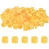 M METERXITY 100-Pack Segnalini Appendiabiti Vuoti In Plastica Clip Giallo | Segnalini A Colori, Codificate A Colori, Per Dimensioni Adatte A Asta Da 3.5mm, Per Appendiabiti Vestiti/In Filo