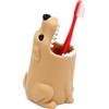 Winkee Portaspazzolino a forma di cane con foro di drenaggio, per bambini, ragazzi e ragazze