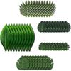 Vauki 50 pezzi foglia di palma artificiale und Monstera Plant, Tropicale Deco | 5 misure fogliame artificiale giungla decorazione per feste hawaiane, giungla tema, decorazioni per feste, compleanni