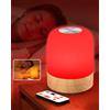 TobeBright 3W Lampada Notturna LED con Luce Rossa 670 nm & Ambra 1700K | Luce Rossa Notturna Ricaricabile con Telecomando, Timer & Memoria, Senza Luce Blu, Regolabile per Lettura, Camera da Letto