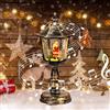 Joellfuner Lanterna Natalizia con Neve, Decorazione musicale delle lanterne di Natale (A2)