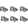 Ikea I-K-E-A Murvel - Organizer per scarpe, in plastica leggera, colore grigio, confezione da 4