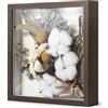 Chumix Cornice Profonda in Iegno, Cornice 3D per Oggetti e Decorazioni - Cornice 20x20 cm, per la Decorazione Fai da te di Bouquet, Esemplari, Conchiglie, aAcquerelli, Foto Commemorative