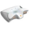 JINER Cuscino Cervicale per Dormire, Cuscino Ortopedico in Memory Foam | Cuscino Ergonomico Cervicale per Dormire sul Fianco con Federa Sfoderabile e Lavabile, 62x37x10/12cm
