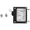 Gettimore Interruttore elettromagnetico idraulico 10A per protezione da sovraccarico di potenza UPS, capacità di rottura AC240V 2000A, nero