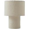Lindby lampada da tavolo bianco, abat jour | lume da tavolo E27, Moderno, in Tessuto, Tessile per Soggiorno, Sala da pranzo, Camera da letto
