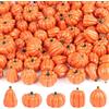 YIYA 90 Pezzi Mini Zucca Decorazioni Zucche Artificiali Realistiche Autunno Festa Resina Zucca per Raccolte Autunnali la Decorazione del Tavolo da Pranzo e il Riempimento del Vaso