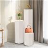 SZITW Scarpiera Alta Girevole Rotonda, Girevole a 360°, Organizer per Scarpe, portascarpe in Metallo, per Ingresso, corridoio, Organizer per Scarpe, Semplice e Moderno, per l'ingresso, salvaspazio