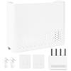 Rzspher Scatola di Immagazzinaggio del Router, Router Box 29.5 * 21.5 * 6cm, Porta Modem da Parete, Scatola Portaoggetti per Router WiFi, Utilizzato per Mensola Portaoggetti Soggiorno