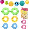 PXRLMYF Pom Pom Maker,4 Taglie Pompom Maker Set | kit di attrezzi in lana fai da te per Decorazione di Pasqua per Lavoro a Maglia
