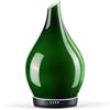 Porseme Diffusore di aromi 280ml,Vetro soffiato a mano,Silenzioso | Umidificatore Ultrasuoni, 7 LED che Cambiano Colore, senza BPA, Diffusore per Ambienti con Timer per casa,yoga (Hulk Green)