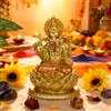 BangBangDa Statua indù Dio Signore Ganesha - India Idol Ganesh Figurine Indiano Home Office Mandir Temple Pooja Articolo Diwali Regali Puja Prodotto Altare Santuario Yoga Camera Medietazione