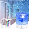 TaimeiMao Onde Proiettore Stelle Soffitto,3D Rotante Lampada a Onde D'acqua 16 Colori | con USB & Telecomando, Rotante Dinamica Lampada Acqua Wave Lampada Aurora Boreale Soffitto, per Camera fa Letto Bambini