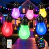 MMEEVT Meevt Catena Luminosa Esterno RGB 20M, Luci LED IP65 6V | Controllo App e Musica, PC S14 Infrangibile, Sicurezza 6V IP65, Luce Ambiance Variabile, Decorazione Giardino Terrazza