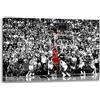 HomeDC Quadro su tela Michael Jordan Vs Jazz Last Shot Wall Art Poster Stampa per Soggiorno Home Decor Fan Gift (30 x 50 cm (senza cornice)