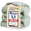 WAVVE Piumino Quattro 4 Stagioni Letto Singolo 135x200 - Piumone Autunnale Invernale 135 x 200 - Trapunta 200x135, Microfibra Sintetica, Caldo, Morbido, Verde