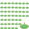 YushengTai Candele Galleggianti, 50 Pezzi Candele Galleggianti Verde Centrotavola Matrimonio, Decorazioni Natalizie cCandele Galleggianti Piscina Utilizzato per Matrimoni, Piscine, Spa, Vasche da Bagno
