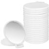 QUARKZMAN 18 Pezzi Specchio Tondo Compatto Mini Specchietto Bianco | Da Trucco Piegevole Piccolo Portatile, Per Borsa, Donne Ragazze Uso Quotidiano Viaggio Regali Per Feste