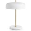 EXO Lighting - Lampada da tavolo TAICHI bianca con attacco 2xE27. Piano del tavolo di design per camere da letto o soggiorni.