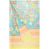 Bassetti Telo Arredo Granfoulard Copridivano, Gran Foulard per Divano in Cotone, Telo Copritutto, Vari Usi (Copriletto, Picnic, Tenda, Copritavolo) Misura 180x270 cm Art POSILLIPO (VERDE ACQUA V1)