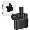lulaven Mini Wireless Lavalier Microfono per iPhone Plug & Play Intelligent Noise Reduction Wireless Microfono per Video Recording, Vlog, Intervista, 7H Batteria, 20M Trasmissione