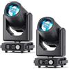 Osusuent 2PCS 295W HID Beam Teste Mobili Illuminazione di Scena, LED RGBW Giochi di Luce con 14+1 Colori 13 Modelli Wash Effetto Arcobaleno DMX512 Luce da Festa 8+48 Prismi Per Teatri DJ Concerti Natale