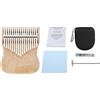 ZIDDAR Professione Kalimba 17 tasti pollice pianoforte con istruzioni di studio & accordatura martello acrilico dito pianoforte per bambini adulti principianti